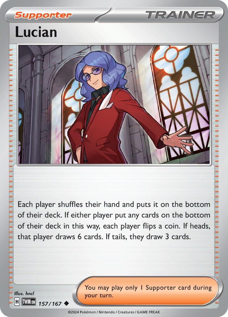 Lucian (157/167) [Scarlet & Violet: Twilight Masquerade] | Card Merchant Takapuna