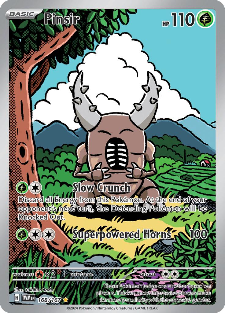 Pinsir (168/167) [Scarlet & Violet: Twilight Masquerade] | Card Merchant Takapuna