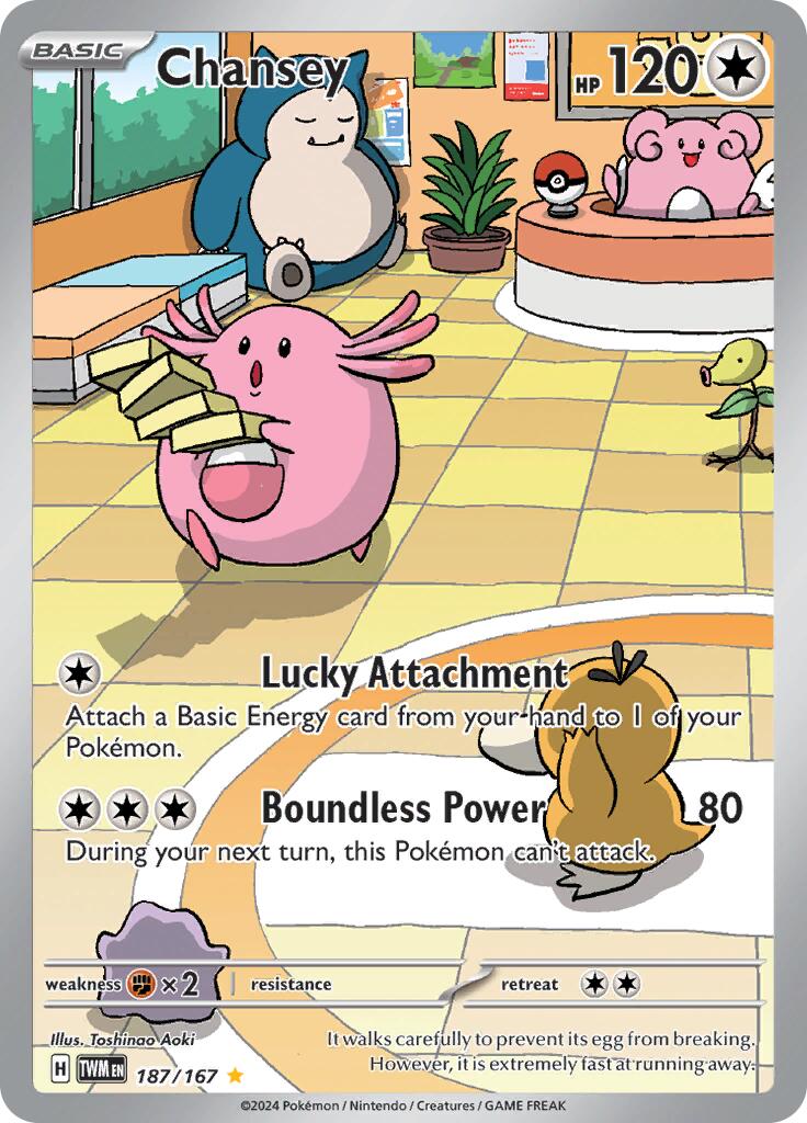 Chansey (187/167) [Scarlet & Violet: Twilight Masquerade] | Card Merchant Takapuna