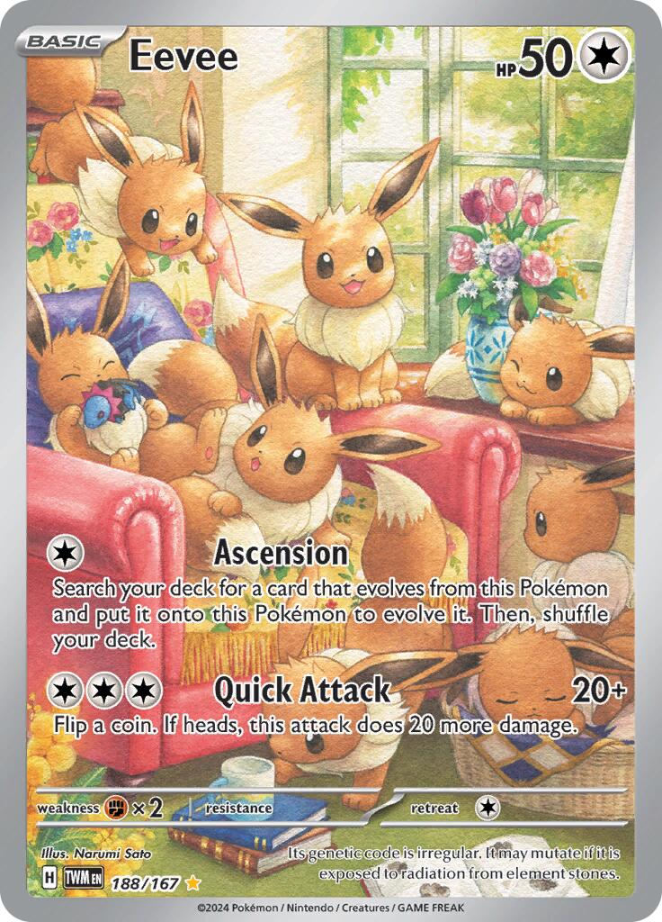 Eevee (188/167) [Scarlet & Violet: Twilight Masquerade] | Card Merchant Takapuna