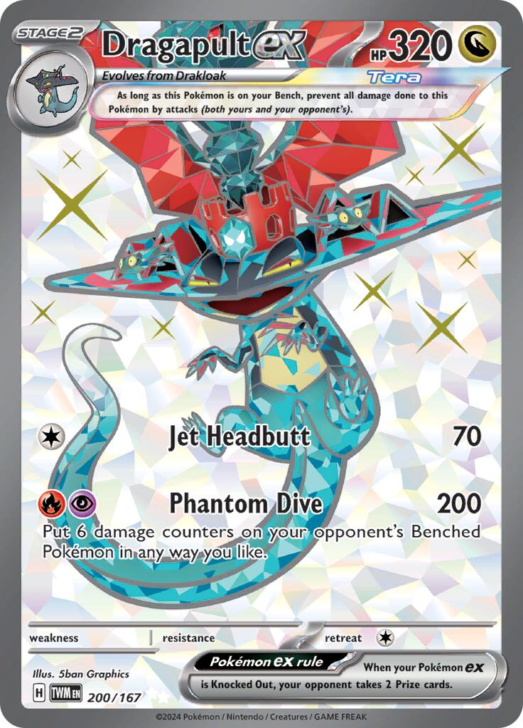 Dragapult ex (200/167) [Scarlet & Violet: Twilight Masquerade] | Card Merchant Takapuna