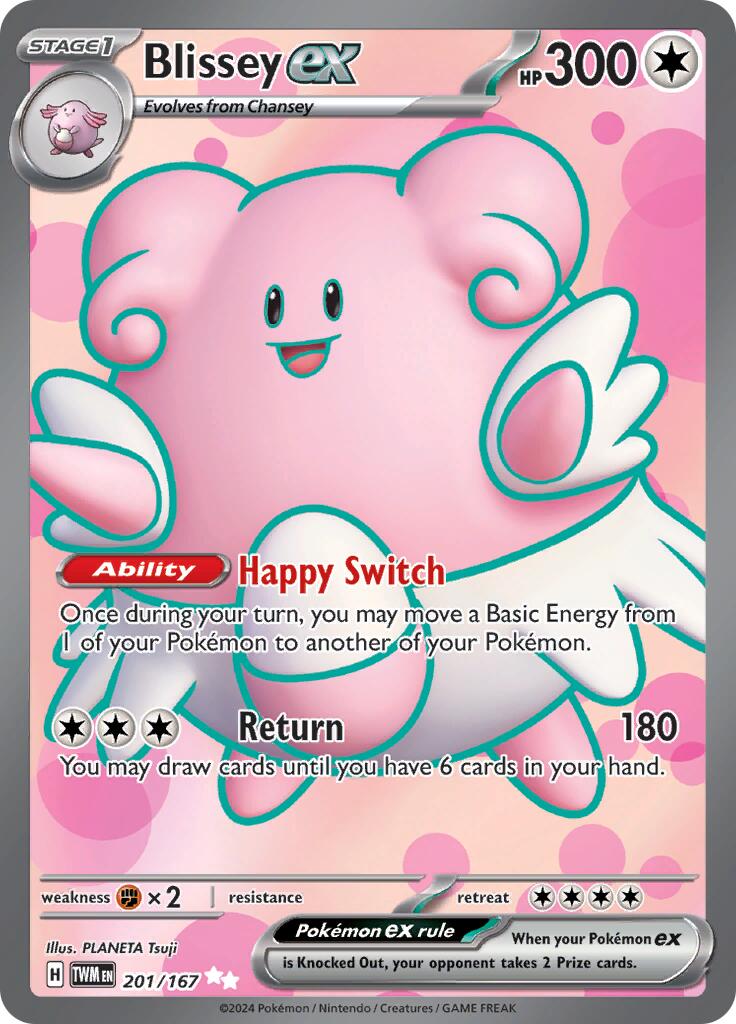 Blissey ex (201/167) [Scarlet & Violet: Twilight Masquerade] | Card Merchant Takapuna