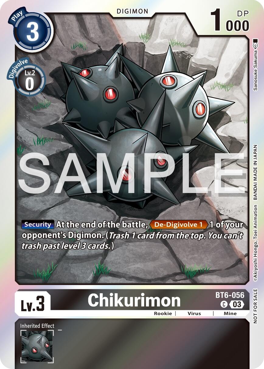 Chikurimon [BT6-056] (Official Tournament Vol.13 Winner Pack) [Double Diamond Promos] | Card Merchant Takapuna