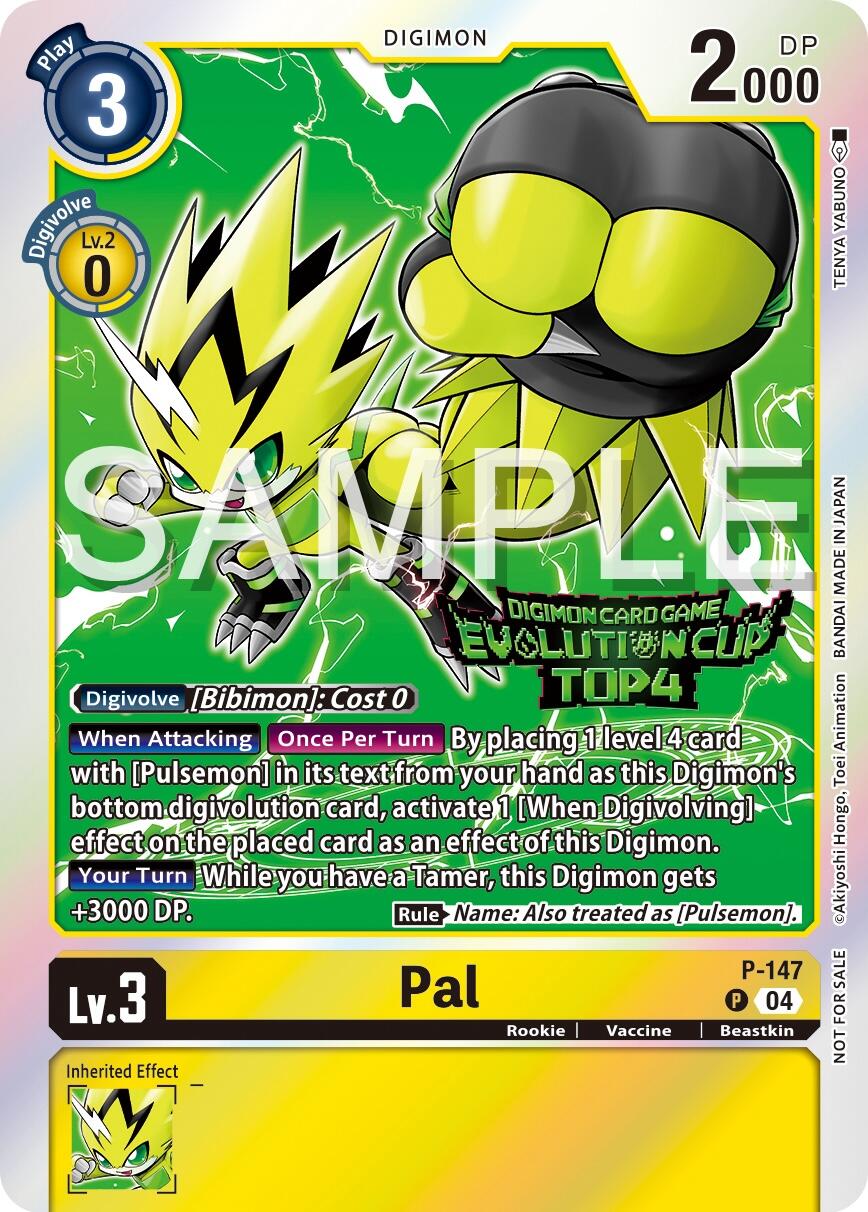 Pal [P-147] (2024 Evolution Cup Top 4) [Promotional Cards] | Card Merchant Takapuna