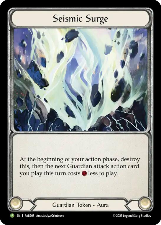 Seismic Surge (Cold Foil) [FAB203] (Promo)  Cold Foil | Card Merchant Takapuna