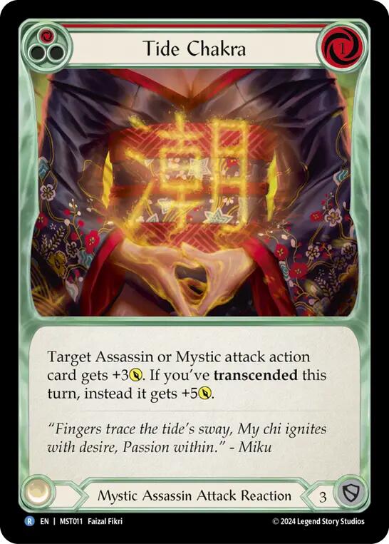 Tide Chakra (Red) [MST011] (Part the Mistveil) | Card Merchant Takapuna