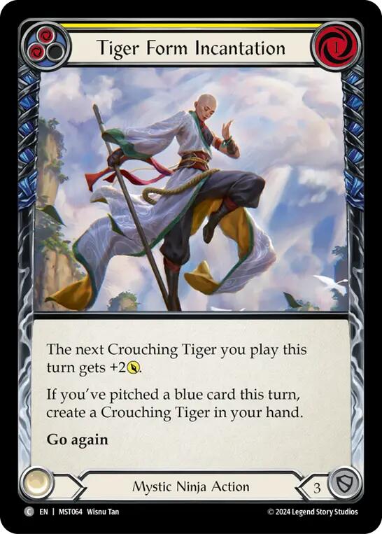 Tiger Form Incantation (Yellow) [MST064] (Part the Mistveil) | Card Merchant Takapuna