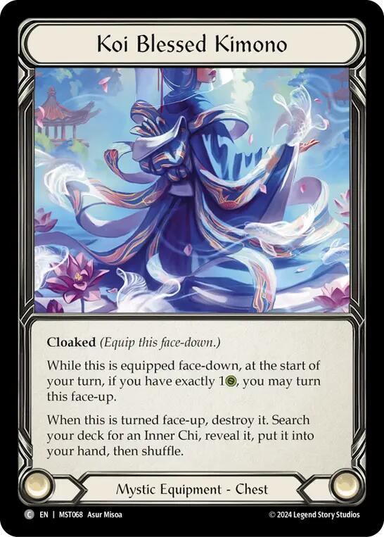 Koi Blessed Kimono [MST068] (Part the Mistveil)  Cold Foil | Card Merchant Takapuna