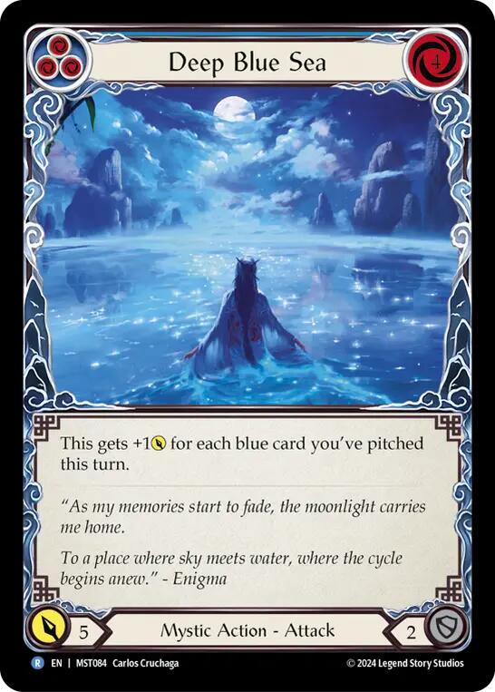 Deep Blue Sea [MST084] (Part the Mistveil)  Rainbow Foil | Card Merchant Takapuna