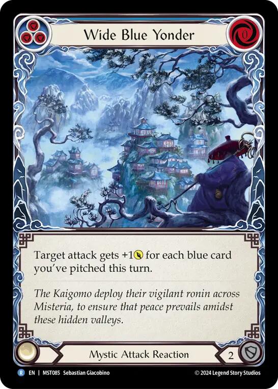 Wide Blue Yonder [MST085] (Part the Mistveil)  Rainbow Foil | Card Merchant Takapuna