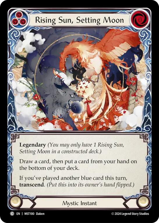 Rising Sun, Setting Moon // Inner Chi [MST100] (Part the Mistveil) | Card Merchant Takapuna