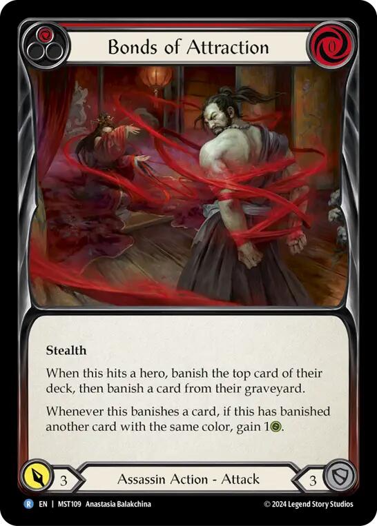 Bonds of Attraction (Red) [MST109] (Part the Mistveil) | Card Merchant Takapuna