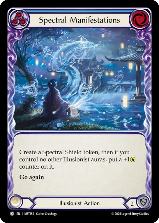 Spectral Manifestations (Blue) [MST154] (Part the Mistveil) | Card Merchant Takapuna