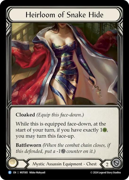 Heirloom of Snake Hide [MST005] (Part the Mistveil) | Card Merchant Takapuna