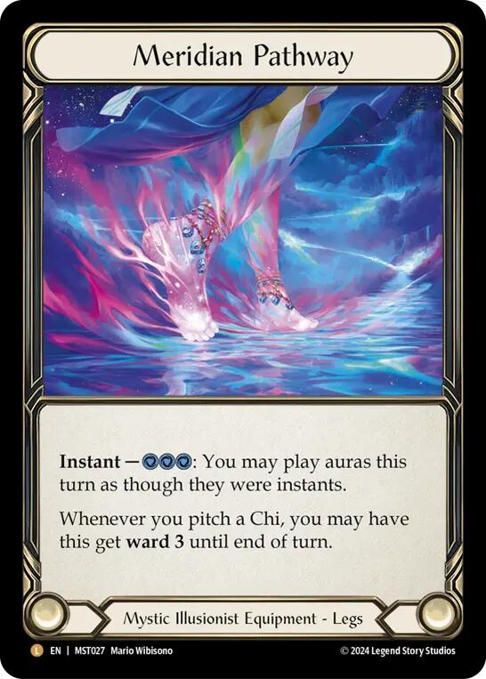 Meridian Pathway [MST027] (Part the Mistveil)  Rainbow Foil | Card Merchant Takapuna