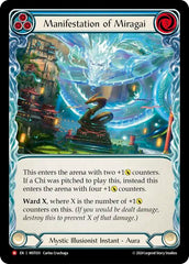 Manifestation of Miragai [MST031] (Part the Mistveil) | Card Merchant Takapuna