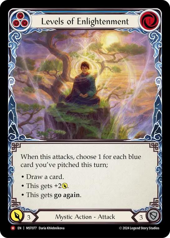 Levels of Enlightenment [MST077] (Part the Mistveil)  Rainbow Foil | Card Merchant Takapuna