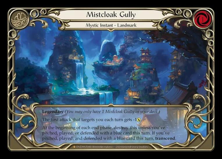 Mistcloak Gully // Inner Chi [MST000] (Part the Mistveil)  Cold Foil | Card Merchant Takapuna