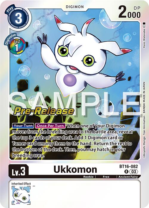 Ukkomon [BT16-082] [Beginning Observer Pre-Release Promos] | Card Merchant Takapuna