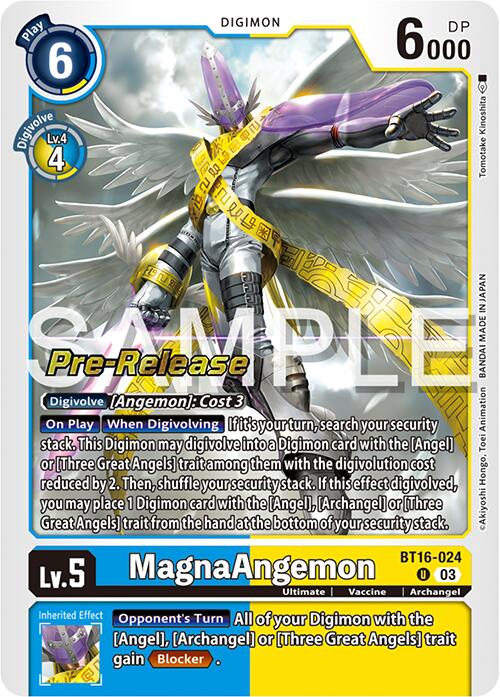 MagnaAngemon [BT16-024] [Beginning Observer Pre-Release Promos] | Card Merchant Takapuna