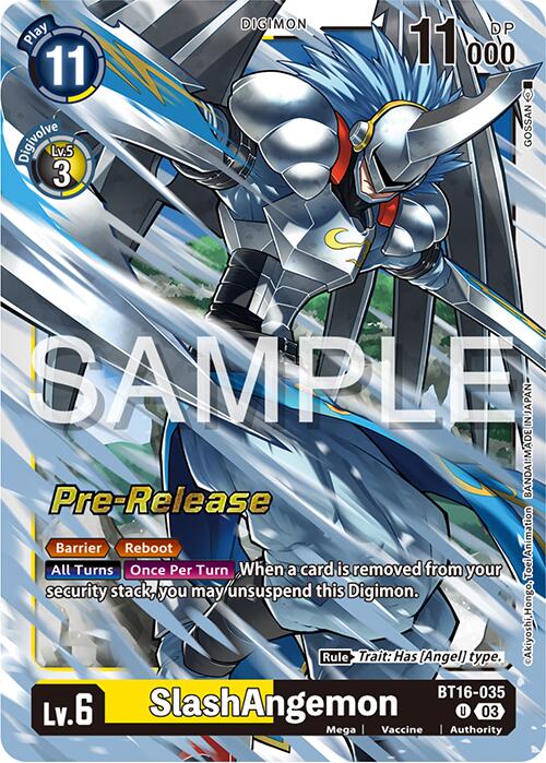 SlashAngemon [BT16-035] [Beginning Observer Pre-Release Promos] | Card Merchant Takapuna