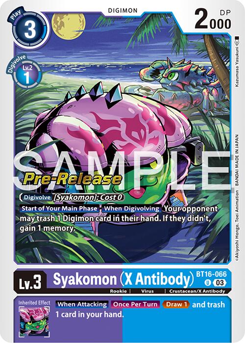 Syakomon (X Antibody) [BT16-066] [Beginning Observer Pre-Release Promos] | Card Merchant Takapuna