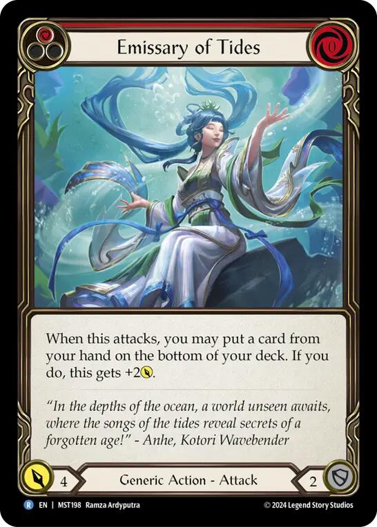 Emissary of Tides [MST198] (Part the Mistveil)  Rainbow Foil | Card Merchant Takapuna