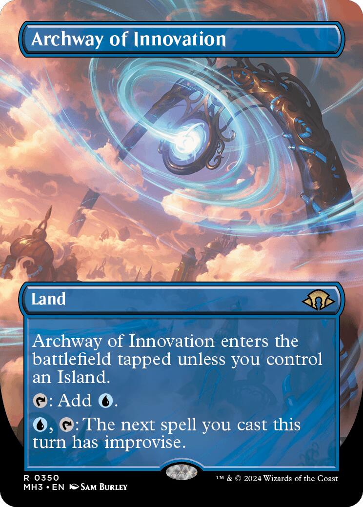 Archway of Innovation (Borderless) [Modern Horizons 3] | Card Merchant Takapuna