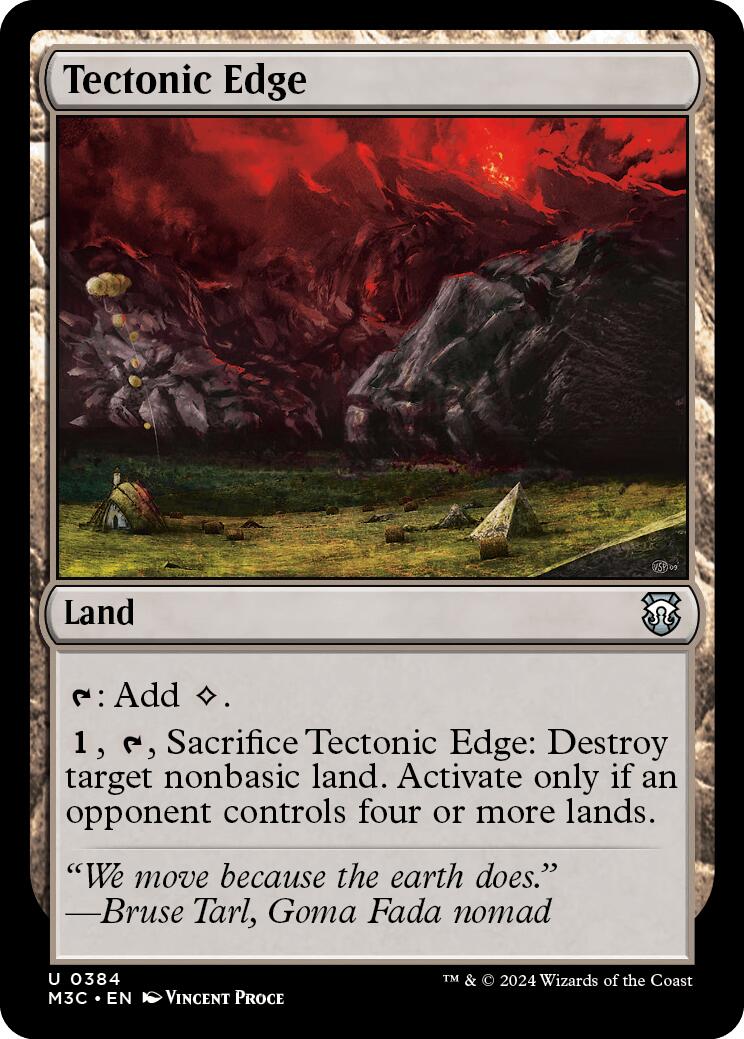 Tectonic Edge [Modern Horizons 3 Commander] | Card Merchant Takapuna