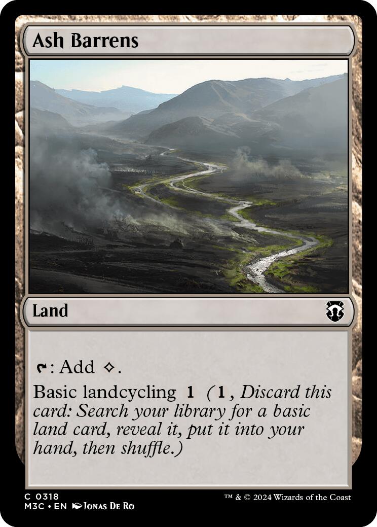 Ash Barrens [Modern Horizons 3 Commander] | Card Merchant Takapuna