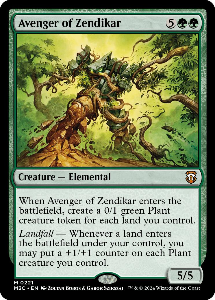 Avenger of Zendikar [Modern Horizons 3 Commander] | Card Merchant Takapuna