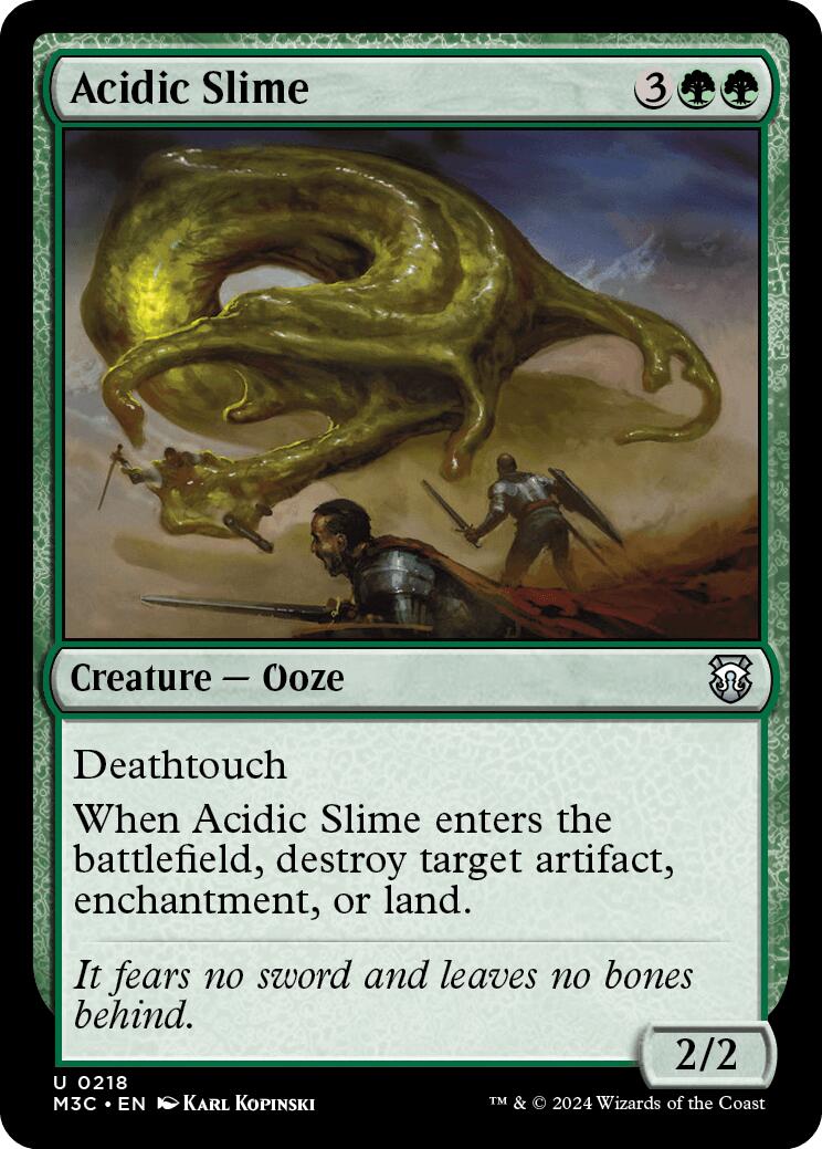 Acidic Slime [Modern Horizons 3 Commander] | Card Merchant Takapuna