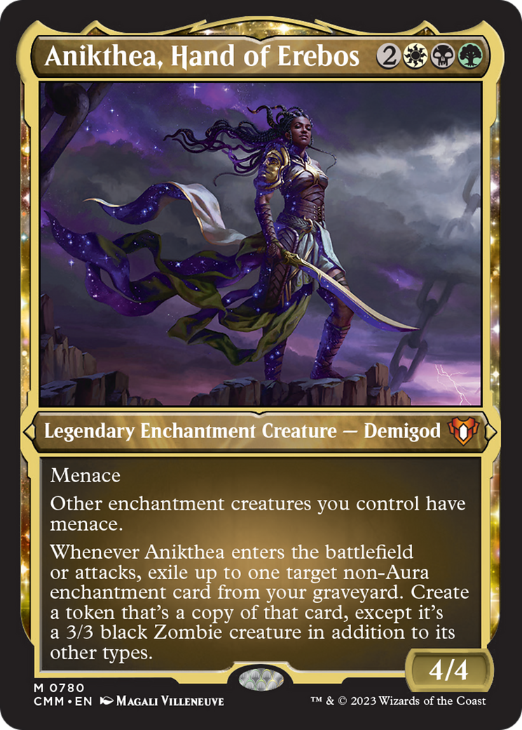 Anikthea, Hand of Erebos (Display Commander) (Foil Etched) [Commander Masters] | Card Merchant Takapuna