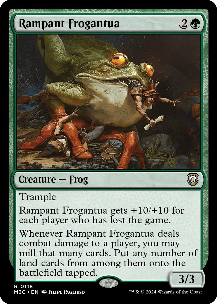 Rampant Frogantua [Modern Horizons 3 Commander] | Card Merchant Takapuna