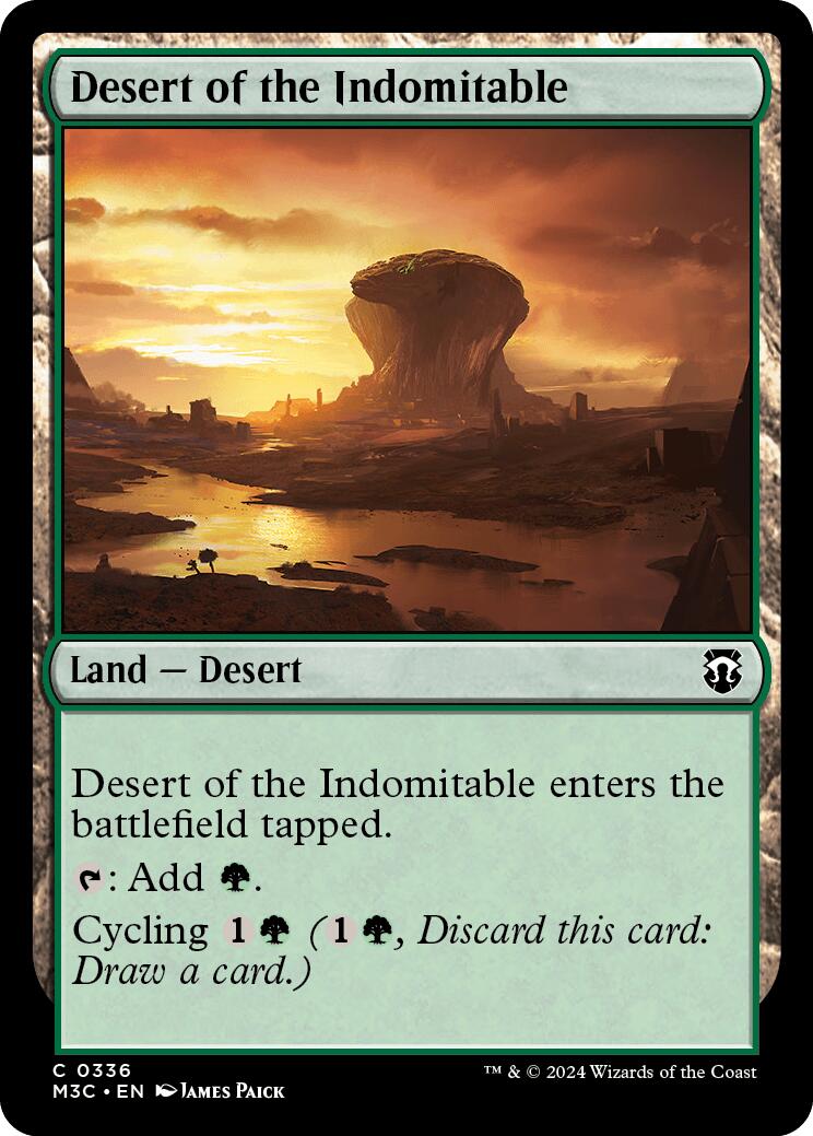 Desert of the Indomitable [Modern Horizons 3 Commander] | Card Merchant Takapuna
