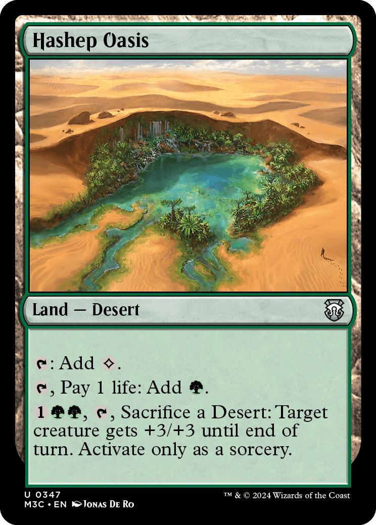 Hashep Oasis [Modern Horizons 3 Commander] | Card Merchant Takapuna