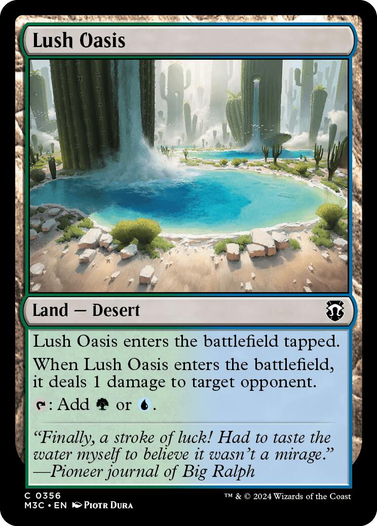 Lush Oasis [Modern Horizons 3 Commander] | Card Merchant Takapuna