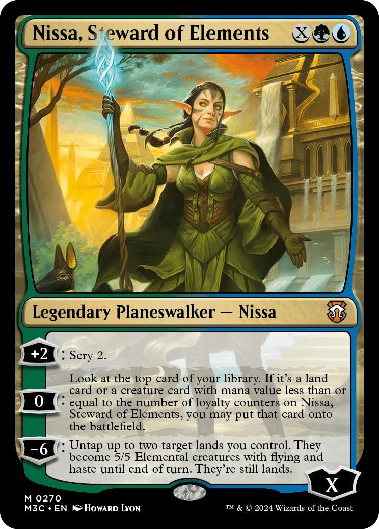 Nissa, Steward of Elements [Modern Horizons 3 Commander] | Card Merchant Takapuna