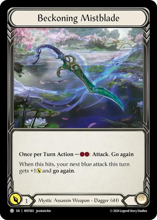 Beckoning Mistblade // Spectral Shield [MST003//MST158] (Part the Mistveil) | Card Merchant Takapuna