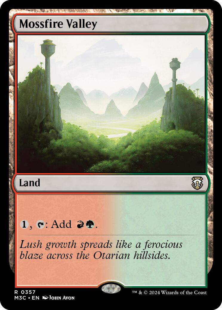 Mossfire Valley [Modern Horizons 3 Commander] | Card Merchant Takapuna