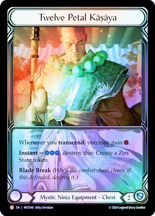 Twelve Petal Kasaya (Extended Art) [MST048] (Part the Mistveil)  Cold Foil | Card Merchant Takapuna