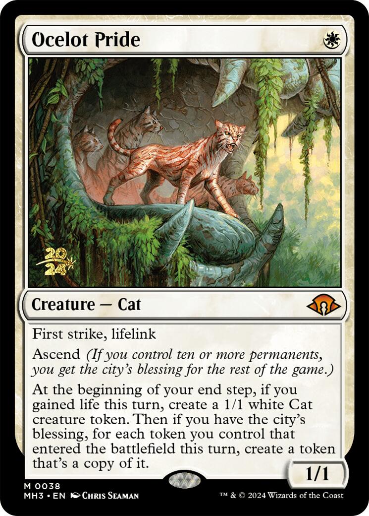 Ocelot Pride [Modern Horizons 3 Prerelease Promos] | Card Merchant Takapuna