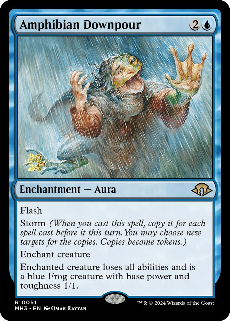 Amphibian Downpour [Modern Horizons 3 Prerelease Promos] | Card Merchant Takapuna