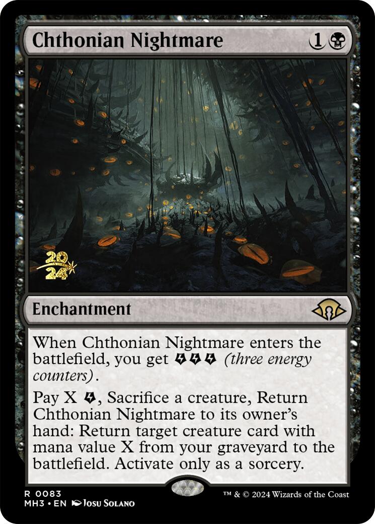 Chthonian Nightmare [Modern Horizons 3 Prerelease Promos] | Card Merchant Takapuna