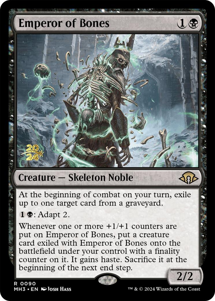 Emperor of Bones [Modern Horizons 3 Prerelease Promos] | Card Merchant Takapuna