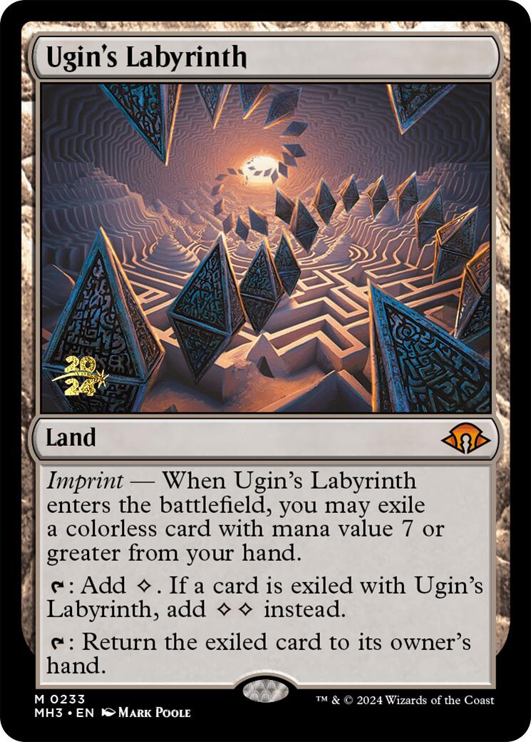 Ugin's Labyrinth [Modern Horizons 3 Prerelease Promos] | Card Merchant Takapuna