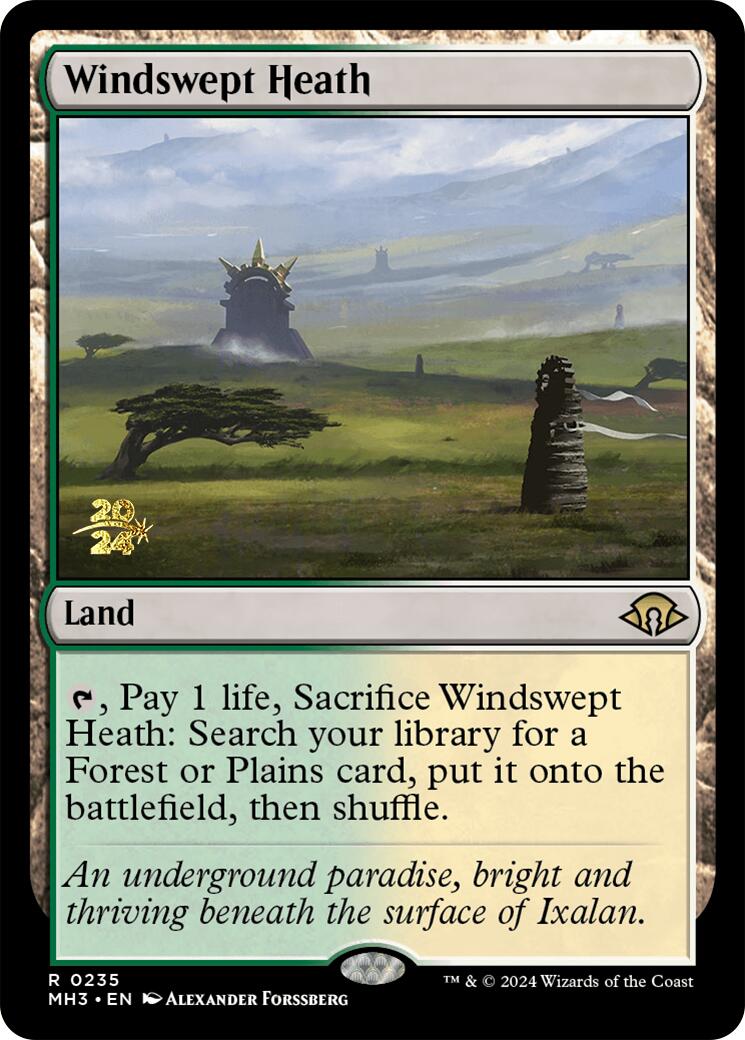 Windswept Heath [Modern Horizons 3 Prerelease Promos] | Card Merchant Takapuna