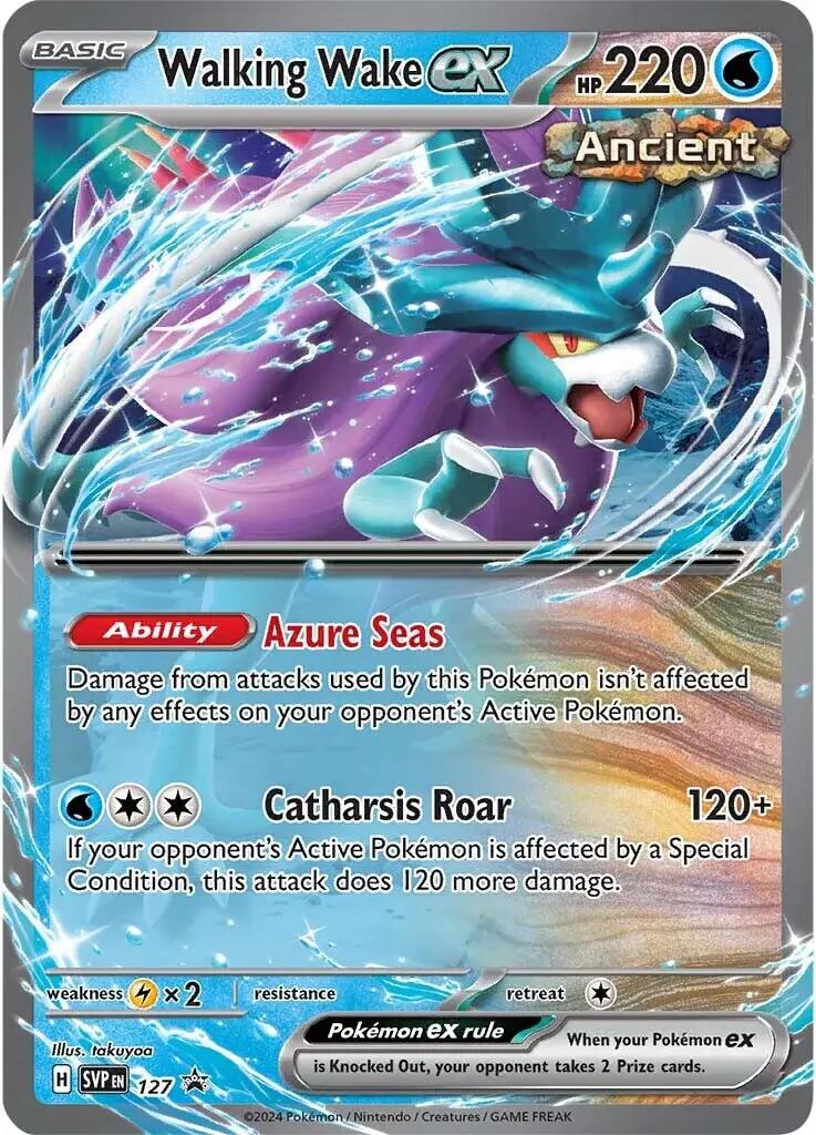 Walking Wake ex (127) [Scarlet & Violet: Black Star Promos] | Card Merchant Takapuna