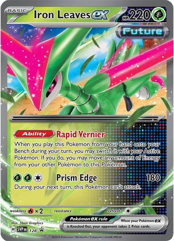 Iron Leaves ex (128) [Scarlet & Violet: Black Star Promos] | Card Merchant Takapuna