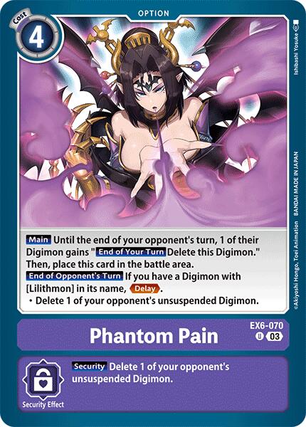 Phantom Pain [EX6-070] [Infernal Ascension] | Card Merchant Takapuna